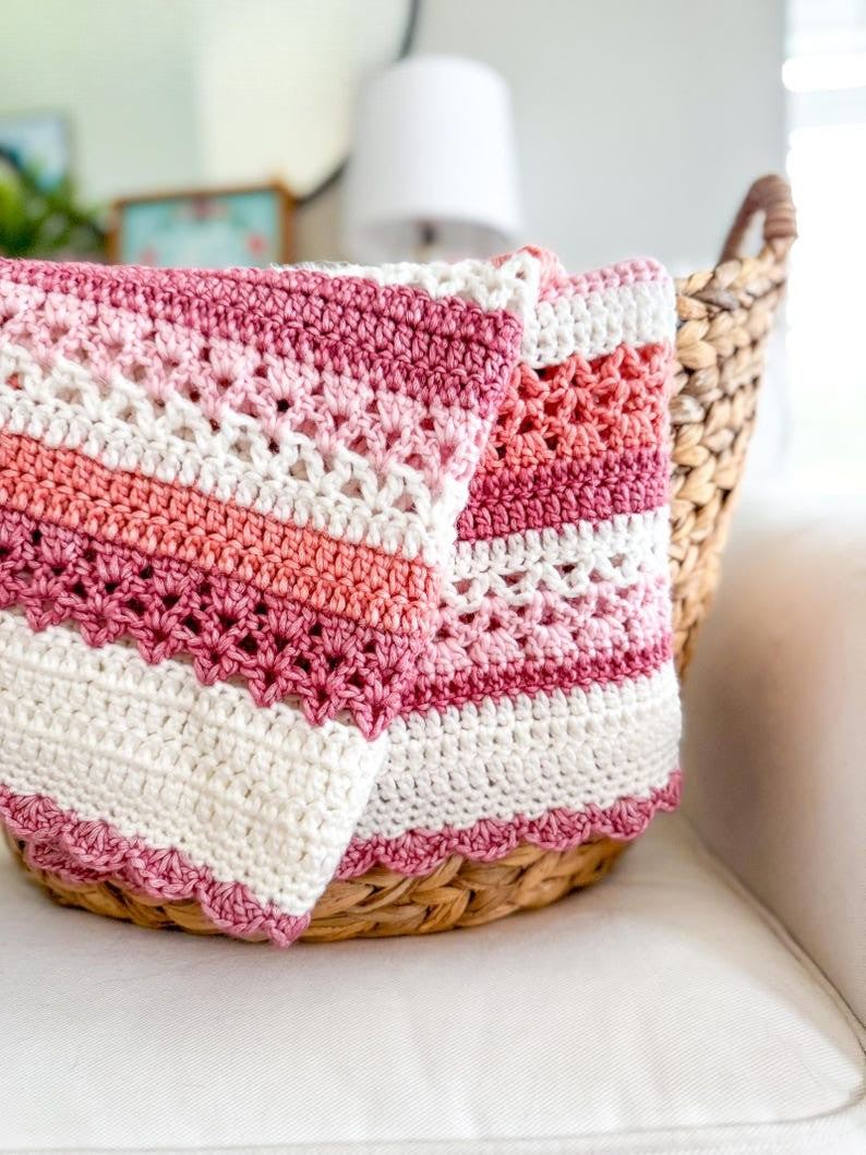 Berry Breeze Blanket Crochet Pattern