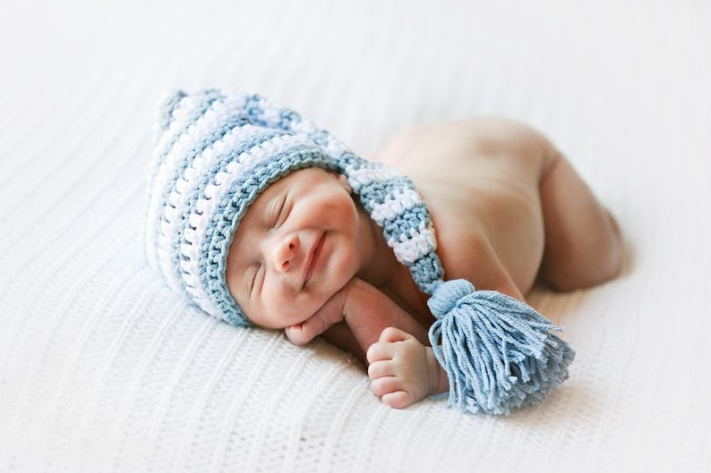 Snowy Elf Hat Crochet Pattern