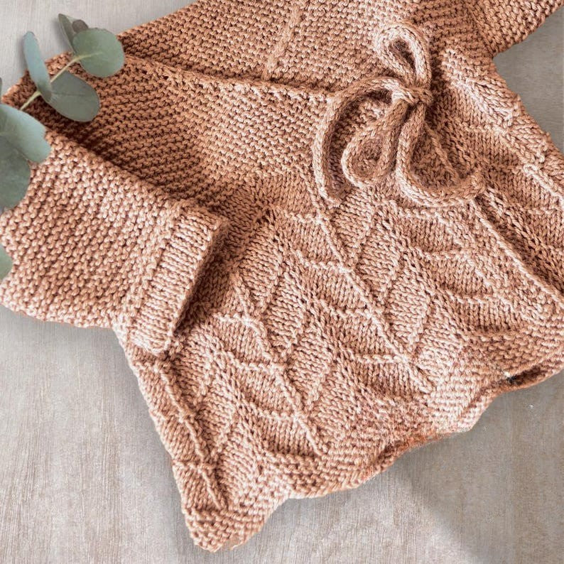 Nordic Baby Cardigan Knitting Pattern