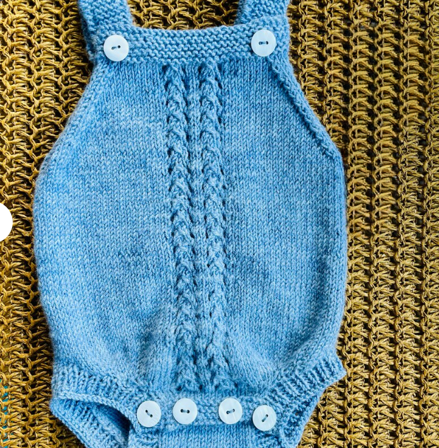 Cloud Romper Knitting Pattern