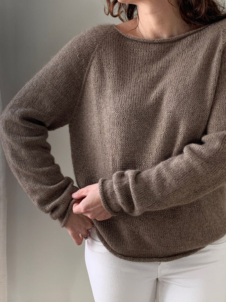 Moondrape Sweater Knitting Pattern
