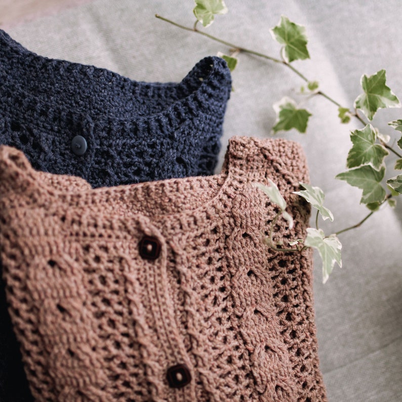 Mistwood Cardigan Crochet Pattern