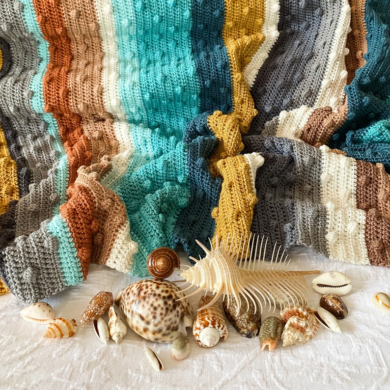 Autumn Bobble Blanket Crochet Pattern