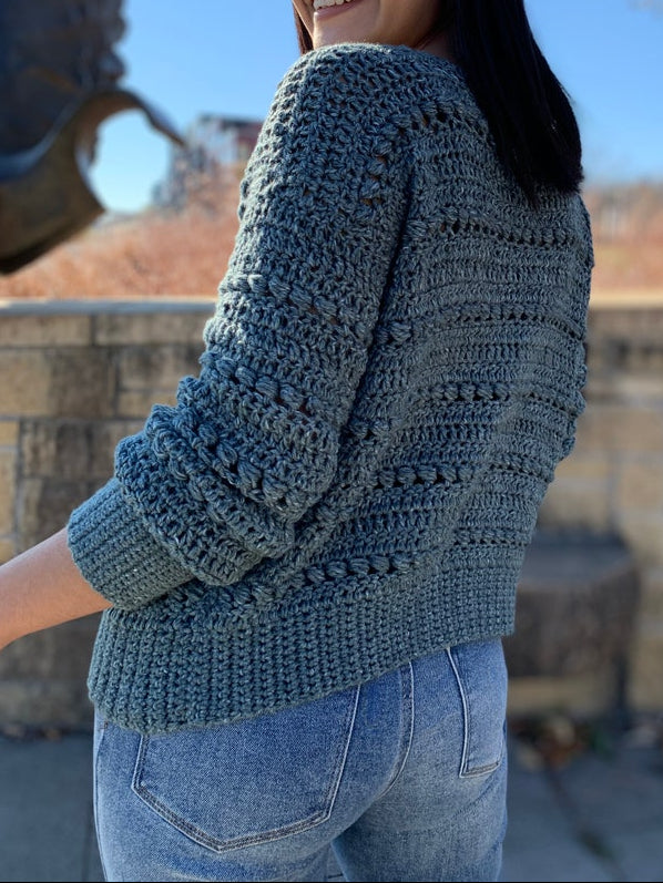 Silver Lake Sweater Crochet Pattern