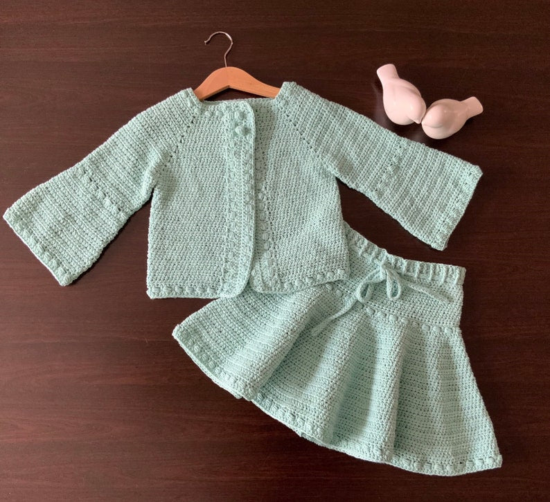 Sweet Girls Set Crochet Pattern