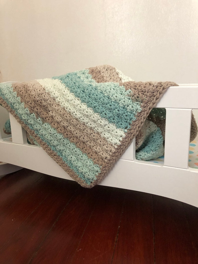 Beachglass Blanket Crochet Pattern