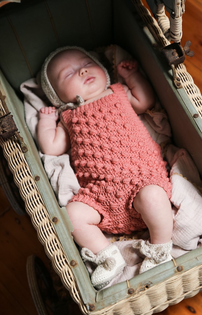 Bobble Romper Crochet Pattern