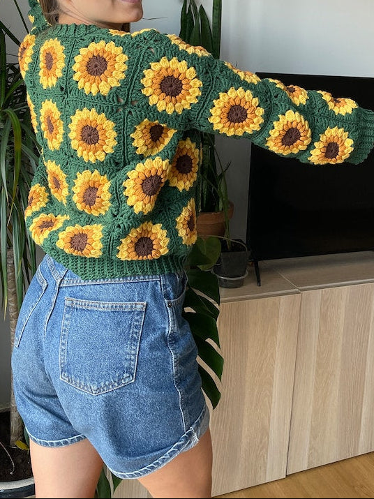 Sunflower Granny Cardigan Pattern