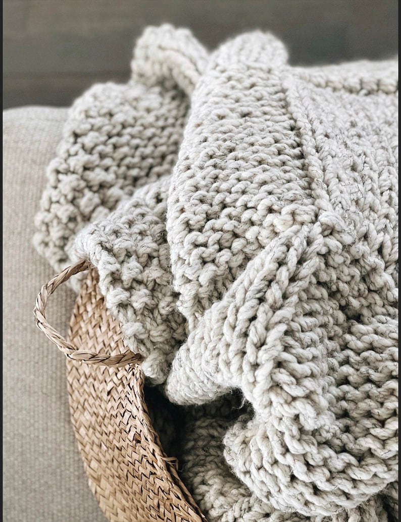 Riverbend Blanket Knitting Pattern