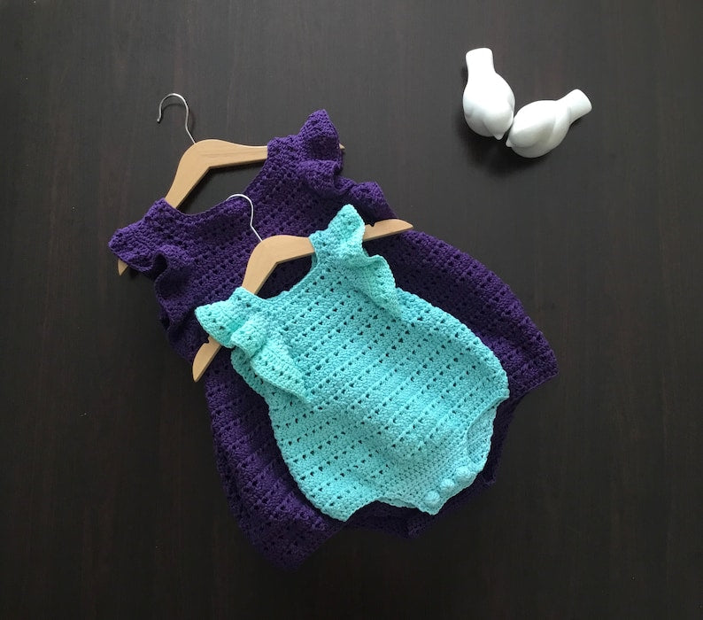 Frill Romper Crochet Pattern