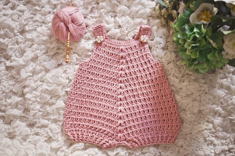 Rosy Romper Crochet Pattern