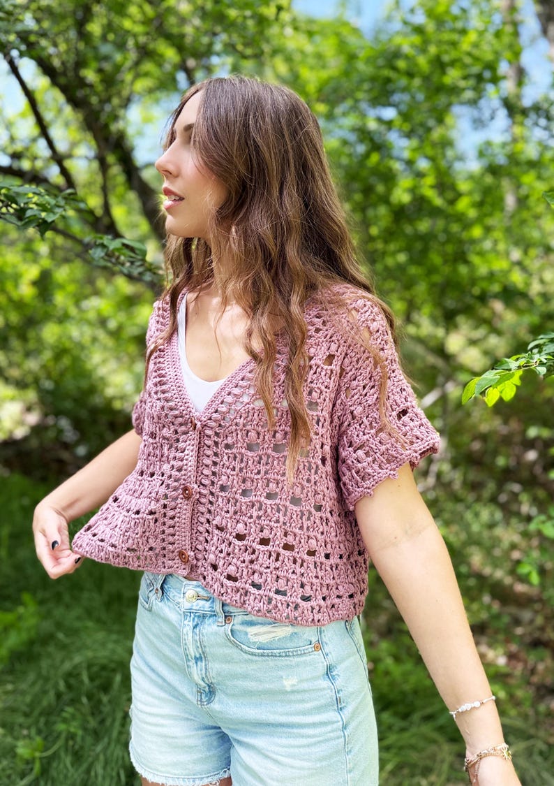 Rosevale Cardigan Crochet Pattern