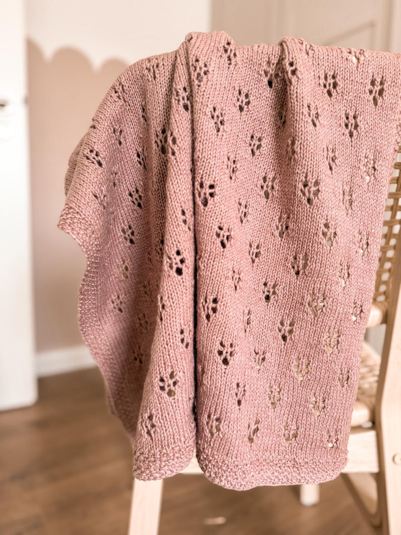 Bloom Baby Blanket Knitting Pattern