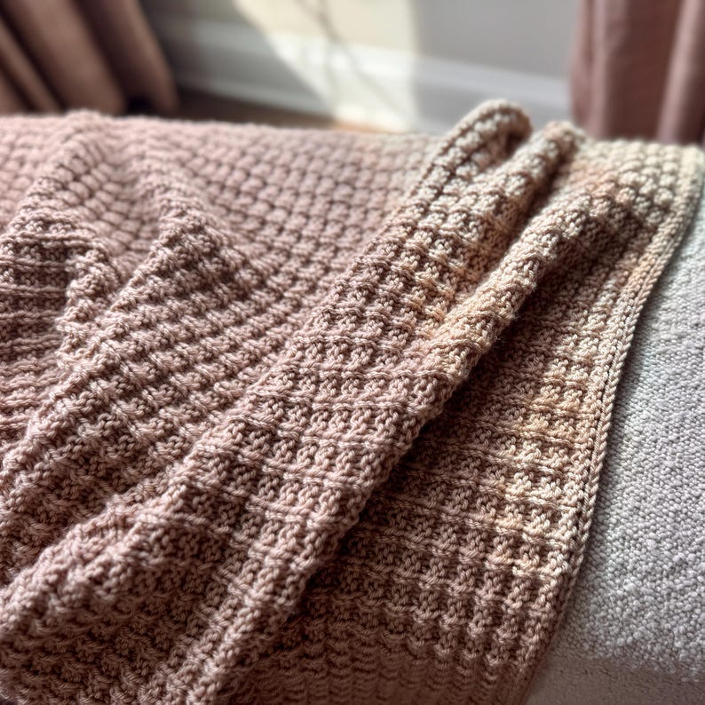 Cappuccino Blanket Knitting Pattern