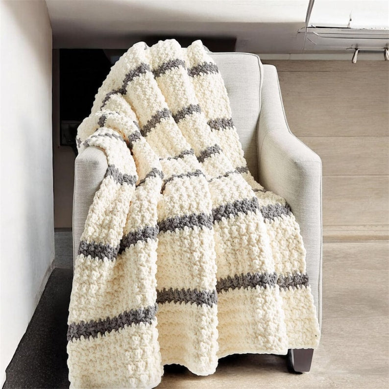 Deepwave Blanket Crochet Pattern