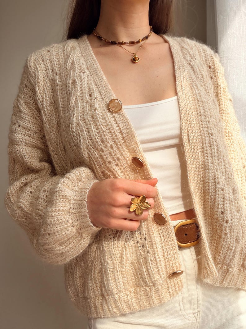 Creamwood Cardigan Crochet Pattern
