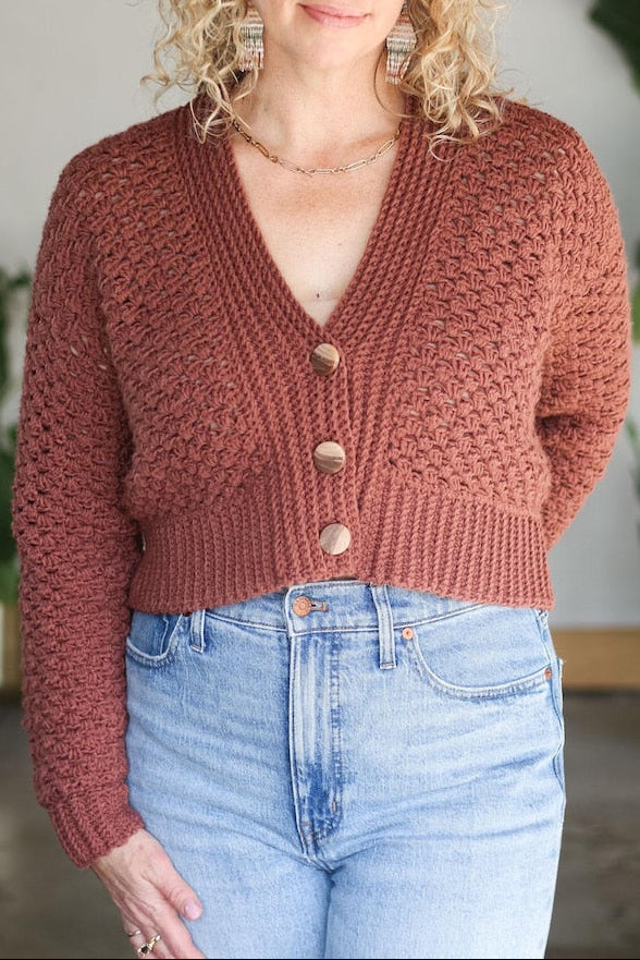 Fireside Cardigan Crochet Pattern