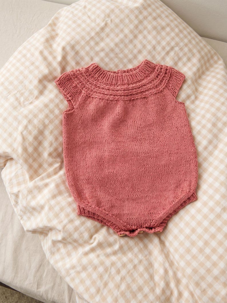 Blossom Romper Knitting Pattern