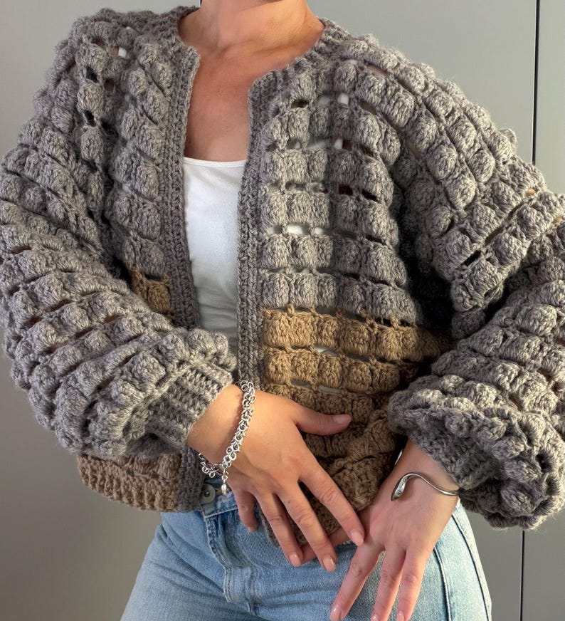 Oakstone Cardigan Crochet Pattern