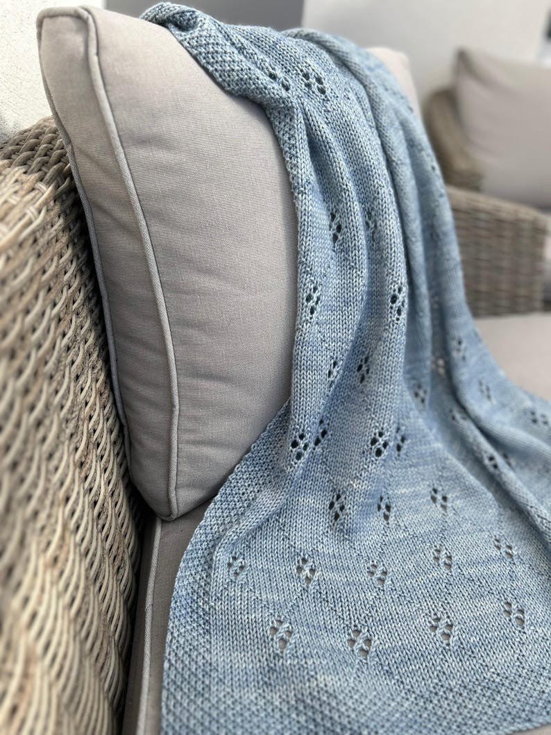 PureNest Blanket Knitting Pattern