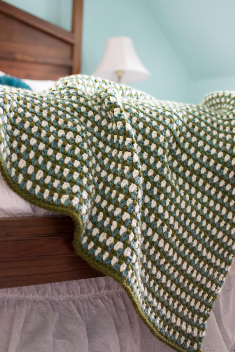 Greenstone Blanket Crochet Pattern
