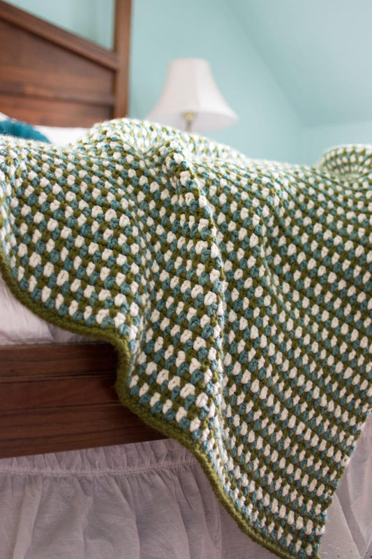 Greenstone Blanket Crochet Pattern