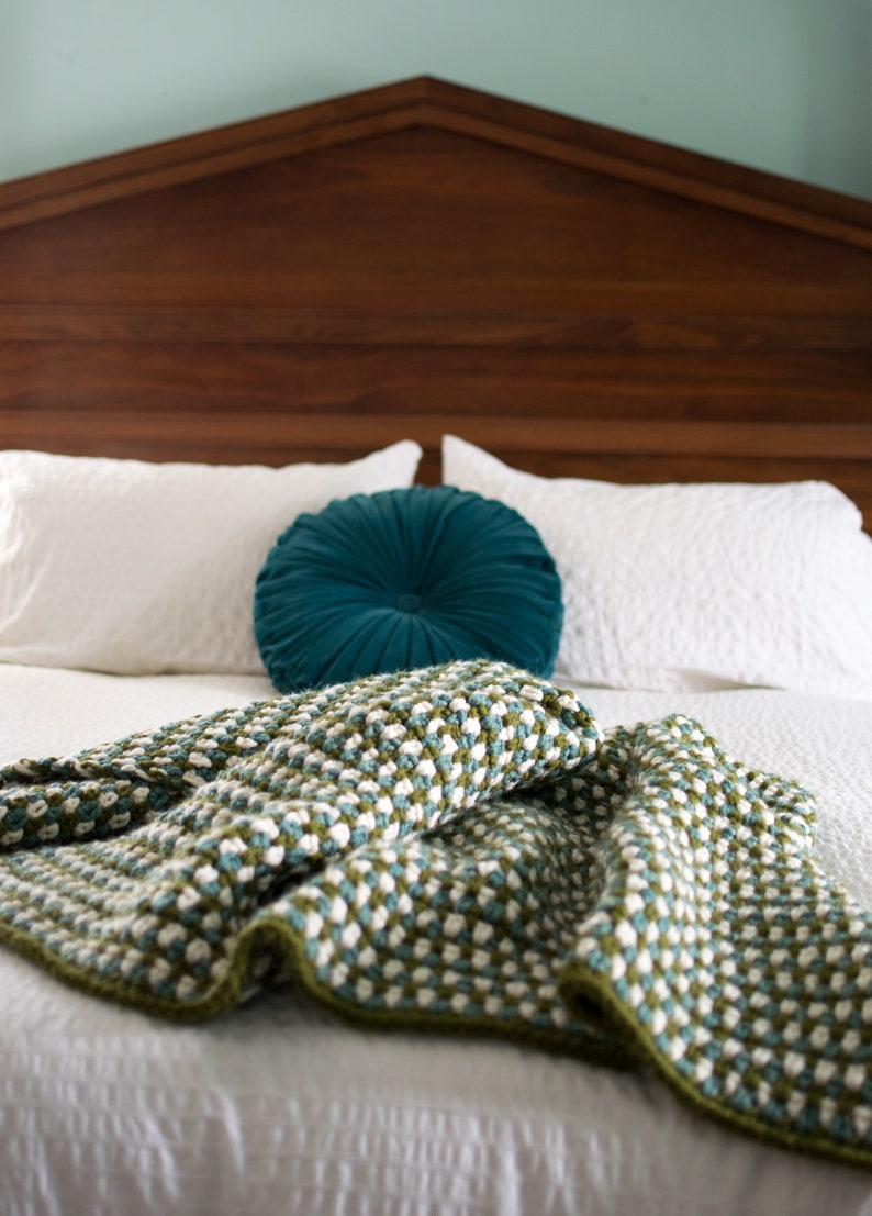 Greenstone Blanket Crochet Pattern