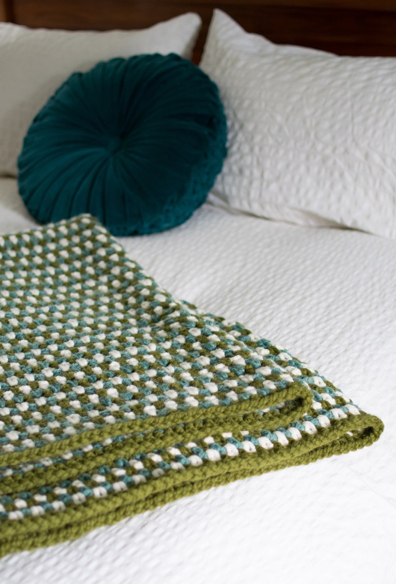 Greenstone Blanket Crochet Pattern