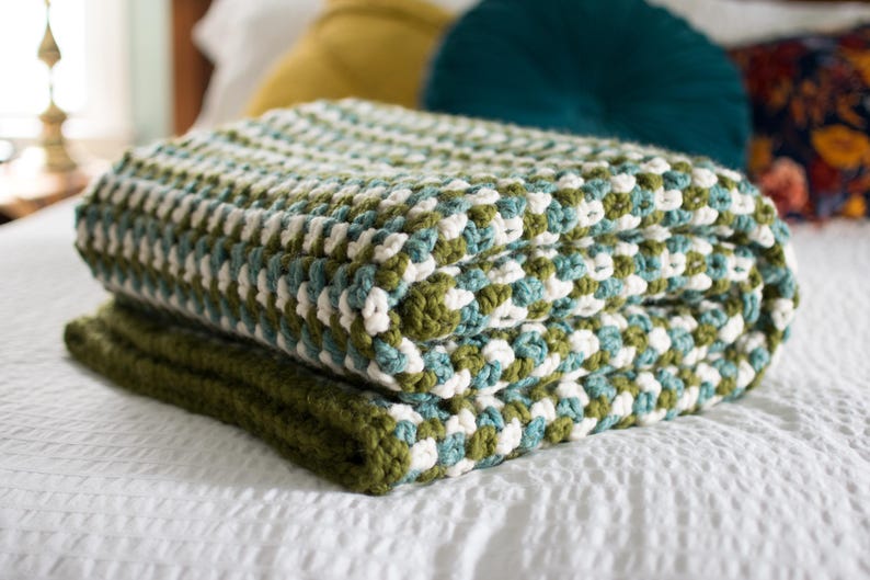 Greenstone Blanket Crochet Pattern