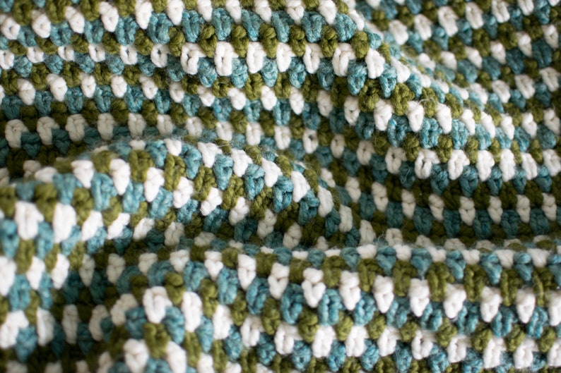 Greenstone Blanket Crochet Pattern