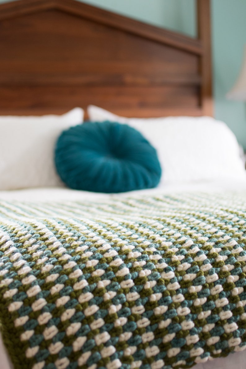 Greenstone Blanket Crochet Pattern