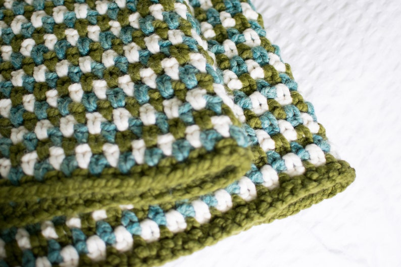 Greenstone Blanket Crochet Pattern