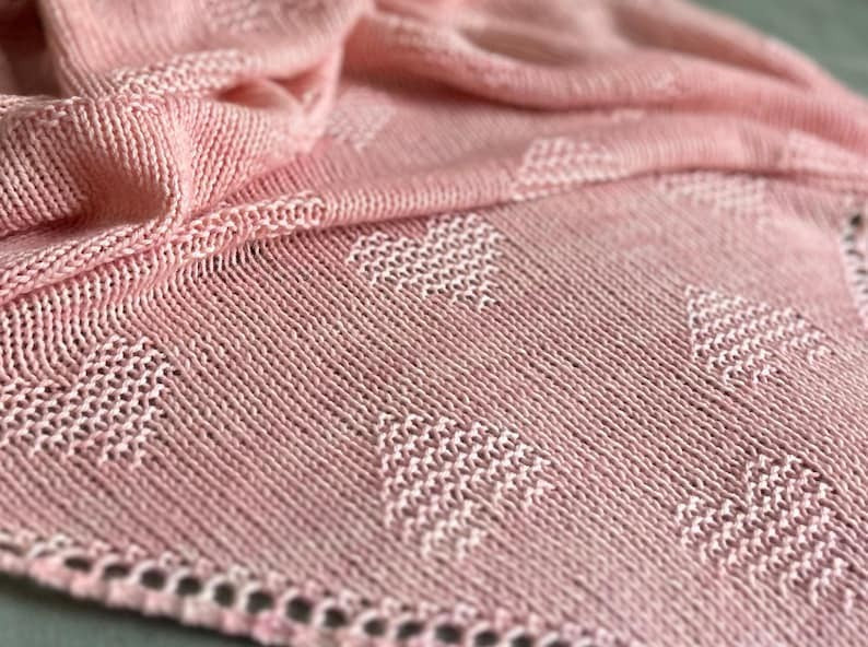 PinkAura Blanket Knitting Pattern