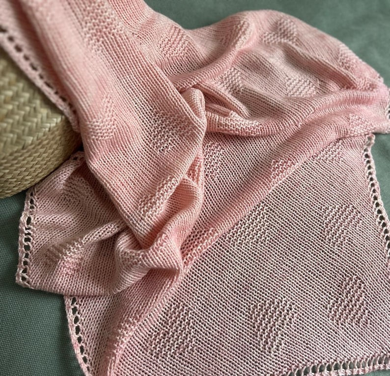 PinkAura Blanket Knitting Pattern