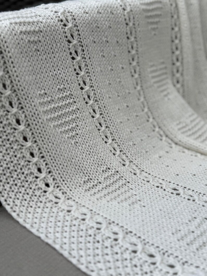 Snowheart Blanket Knitting Pattern