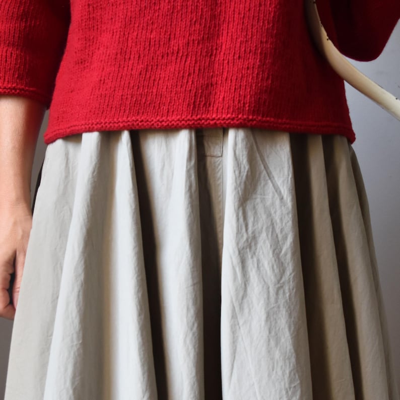 Rouge Sweater Knitting Pattern