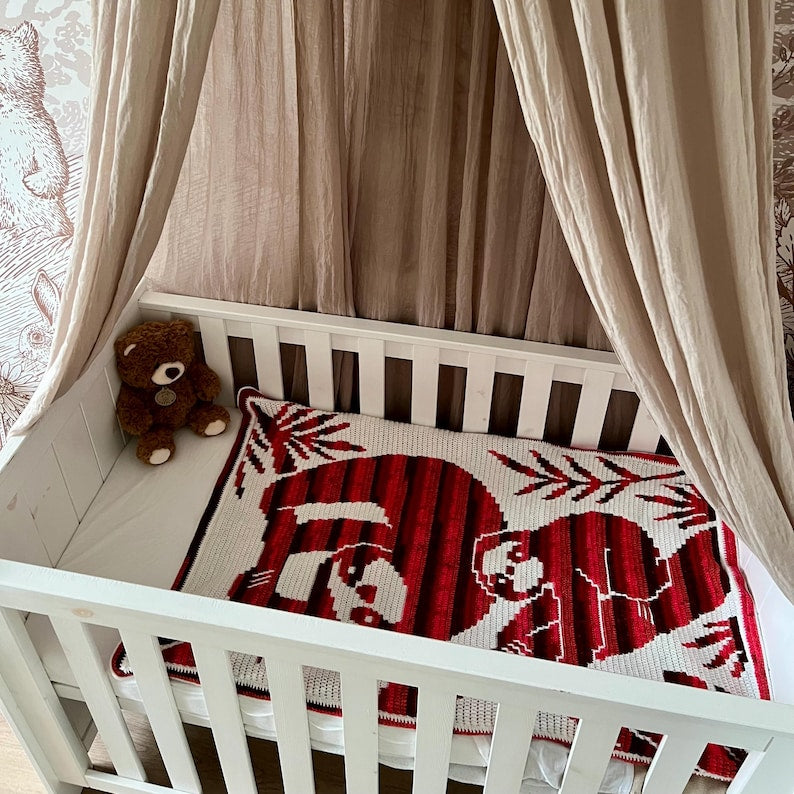 Sloths Blanket Crochet Pattern
