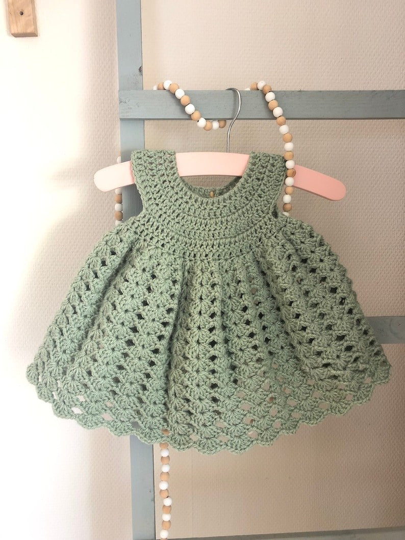 Sweet Baby Dress Crochet Pattern