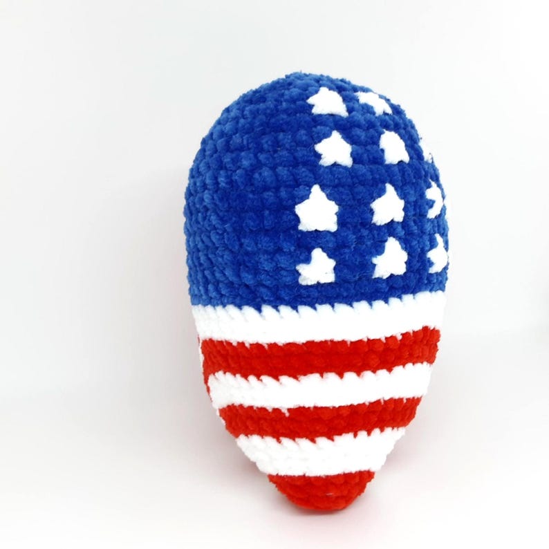 All-American Heart Pillow Crochet Pattern