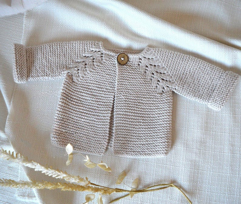 Pinecrest Baby Cardigan Knitting Pattern