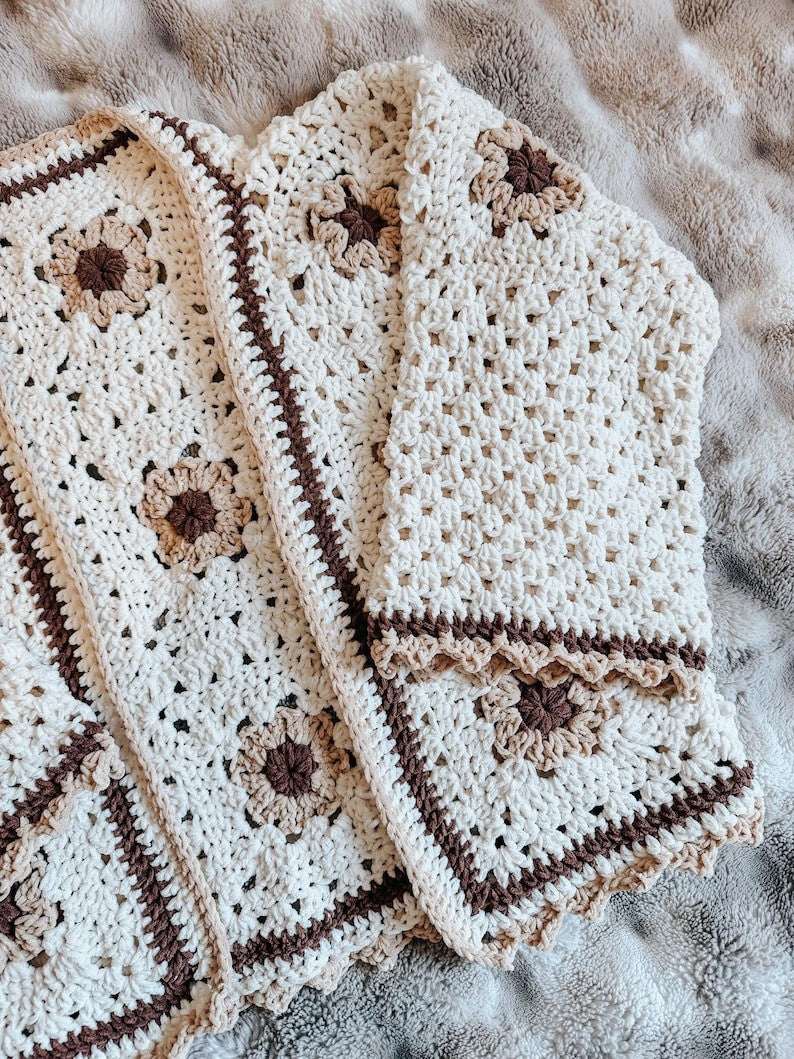 Patchwork Cardigan Crochet Pattern