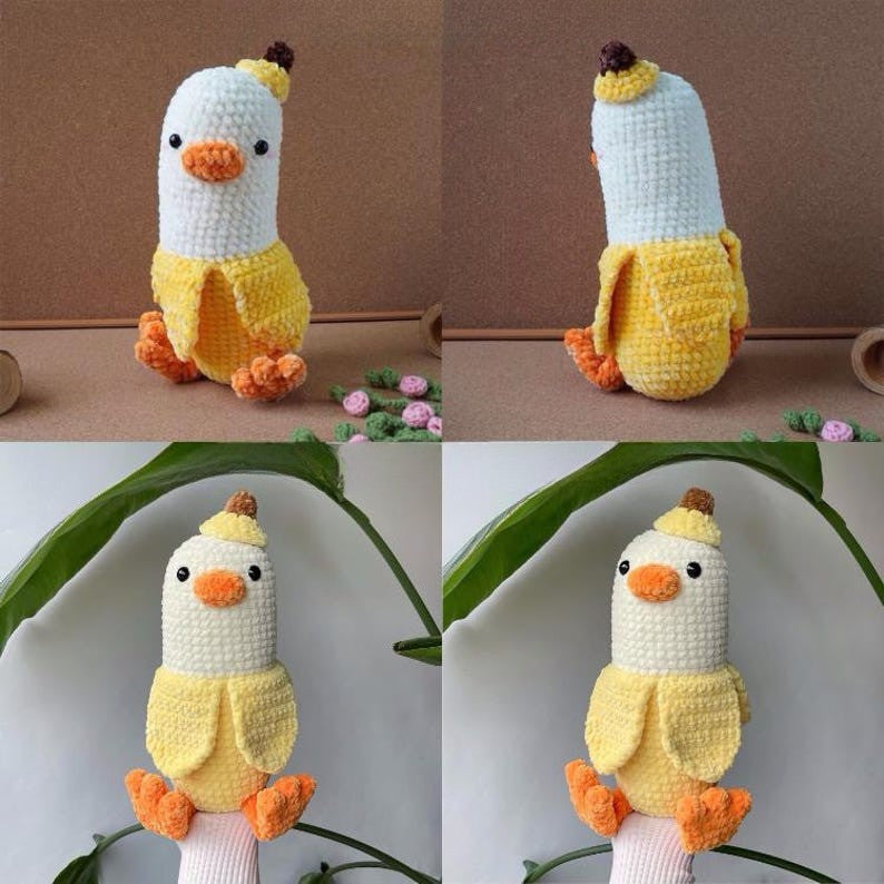 Banana Goose Crochet Pattern