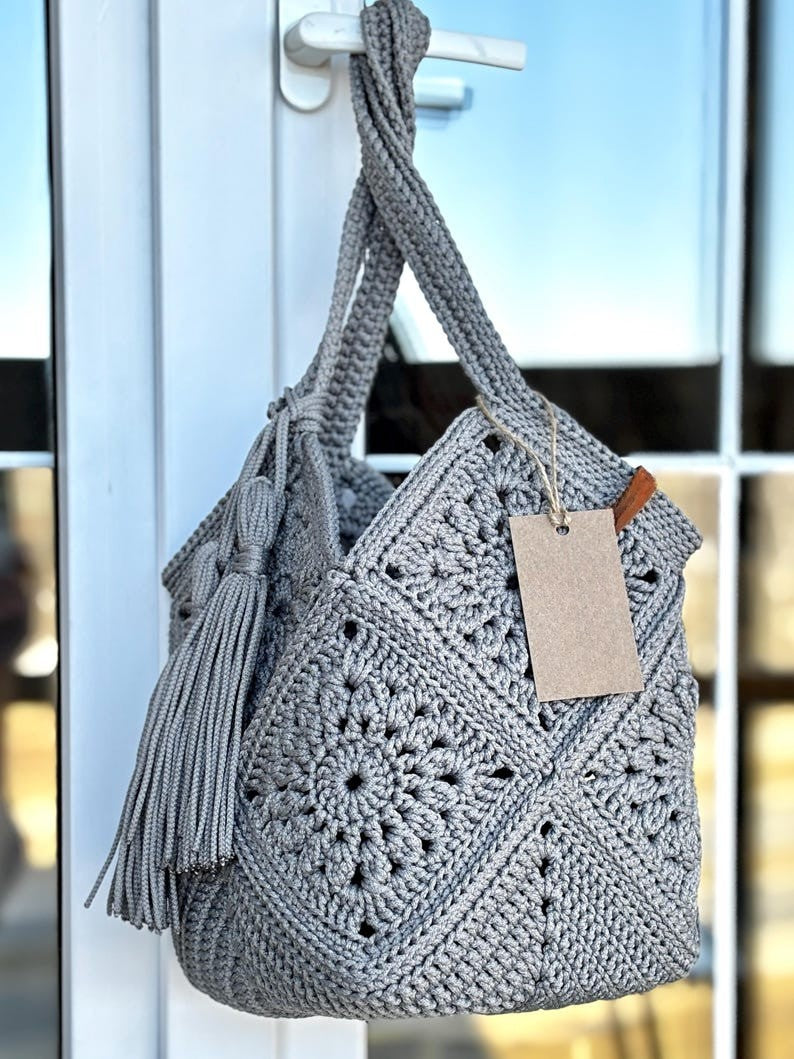 Tassel Tote Crochet Pattern