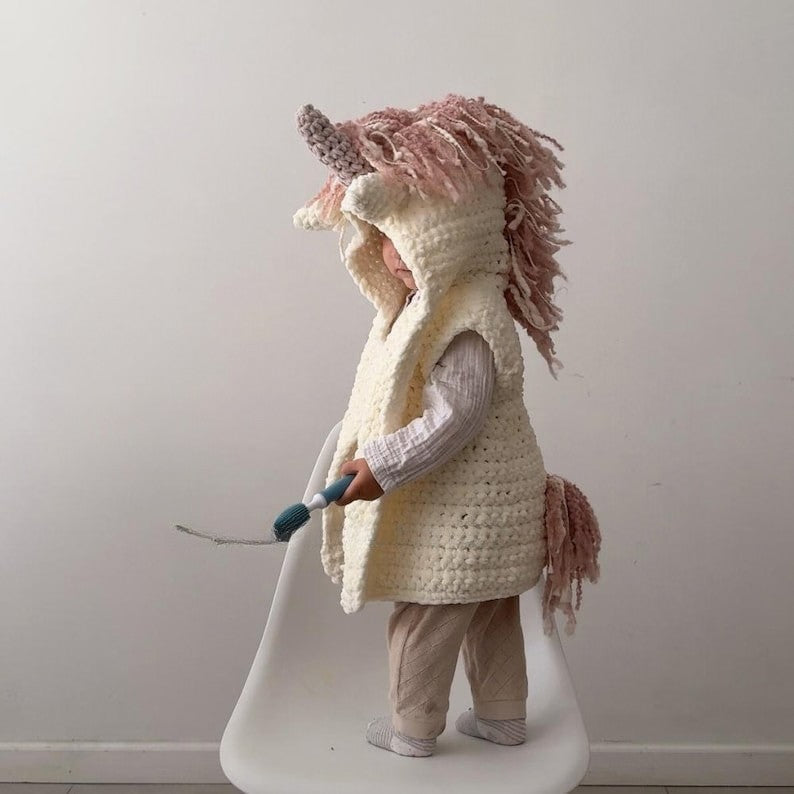 Dreamy Unicorn Vest Crochet Pattern
