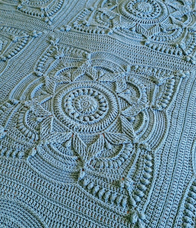 Majestic Blanket Crochet Pattern