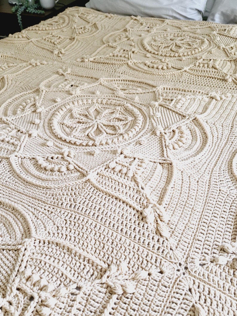 Starflower Blanket Crochet Pattern