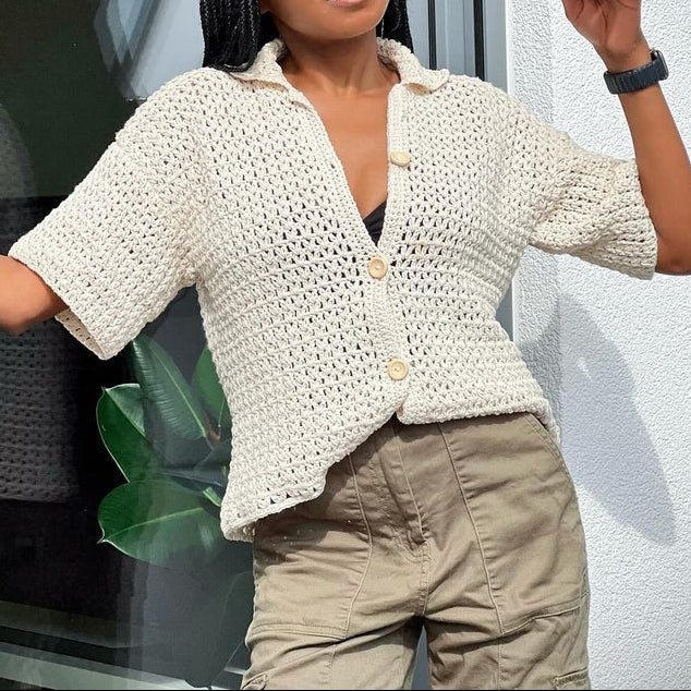 Pearlwood Shirt Crochet Pattern