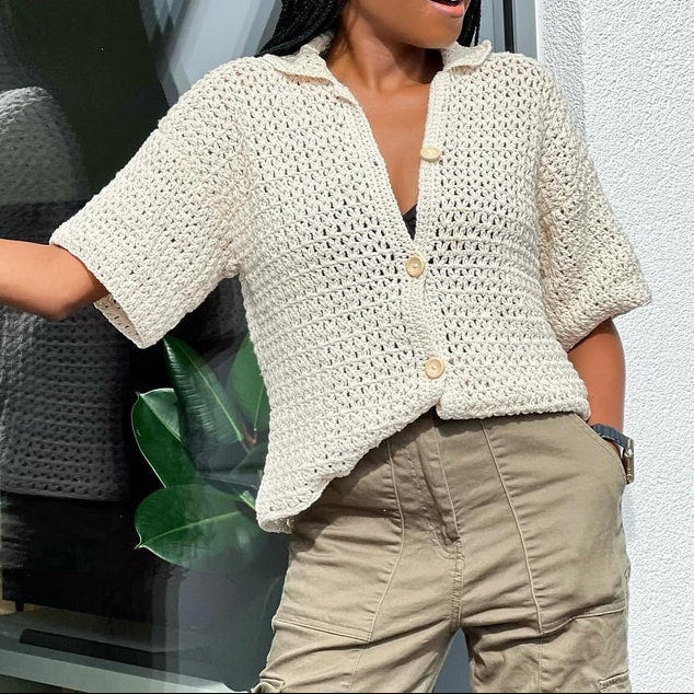 Pearlwood Shirt Crochet Pattern