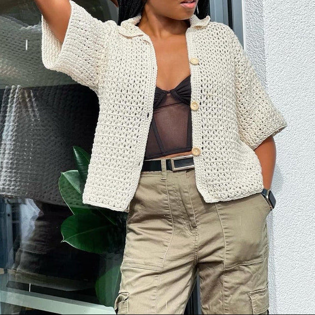 Pearlwood Shirt Crochet Pattern