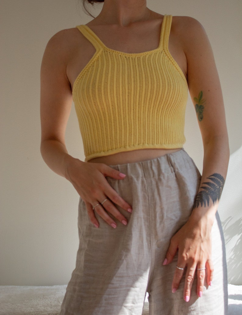 Sunny Top Crochet Pattern